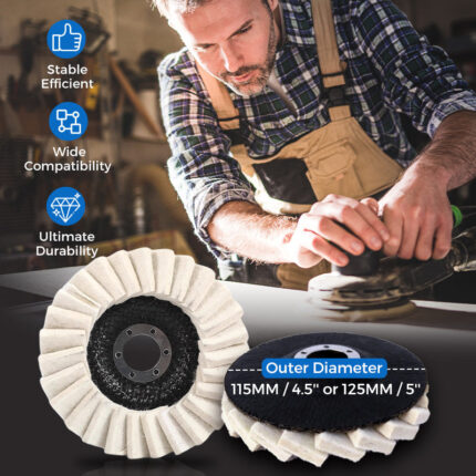 🎁New Year Sale - Limited time 50% OFF🎁✨Wool Felt Flap Polishing Disc