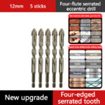 🔥2025 Hot Sale🔥High-Strength 4-Flute Serrated Eccentric Drill Bit Kit - Image 19