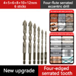 🔥2025 Hot Sale🔥High-Strength 4-Flute Serrated Eccentric Drill Bit Kit - Image 15