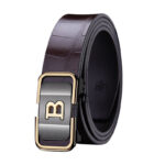 Hot sale 50% off 🔥Men's Crocodile-Patterned Automatic Buckle Belt - Image 8