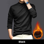 Men's Mercerized Cotton Stretch Warm And Comfortable Base Layer Shirt - Image 18