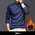 Men's Mercerized Cotton Stretch Warm And Comfortable Base Layer Shirt - Image 17